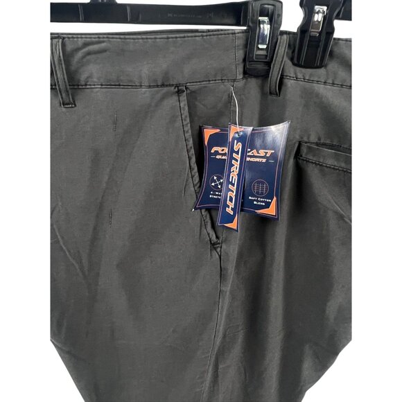 Fourcast Mens Quad Flex Shorts Sz 40 Stretch Lightweight Soft Cotton Blend Gray - Picture 10 of 12